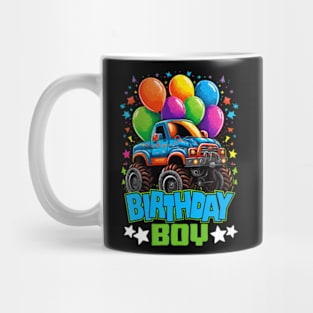 Birthday Monster Truck Boy Kids Mug